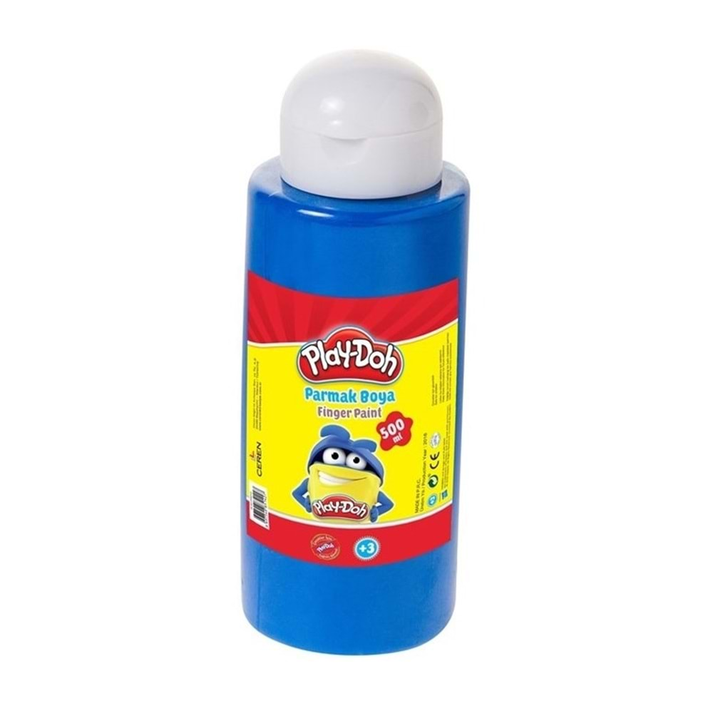 Play-Doh Parmak Boyası (Tüp) 500 Ml. Mavi