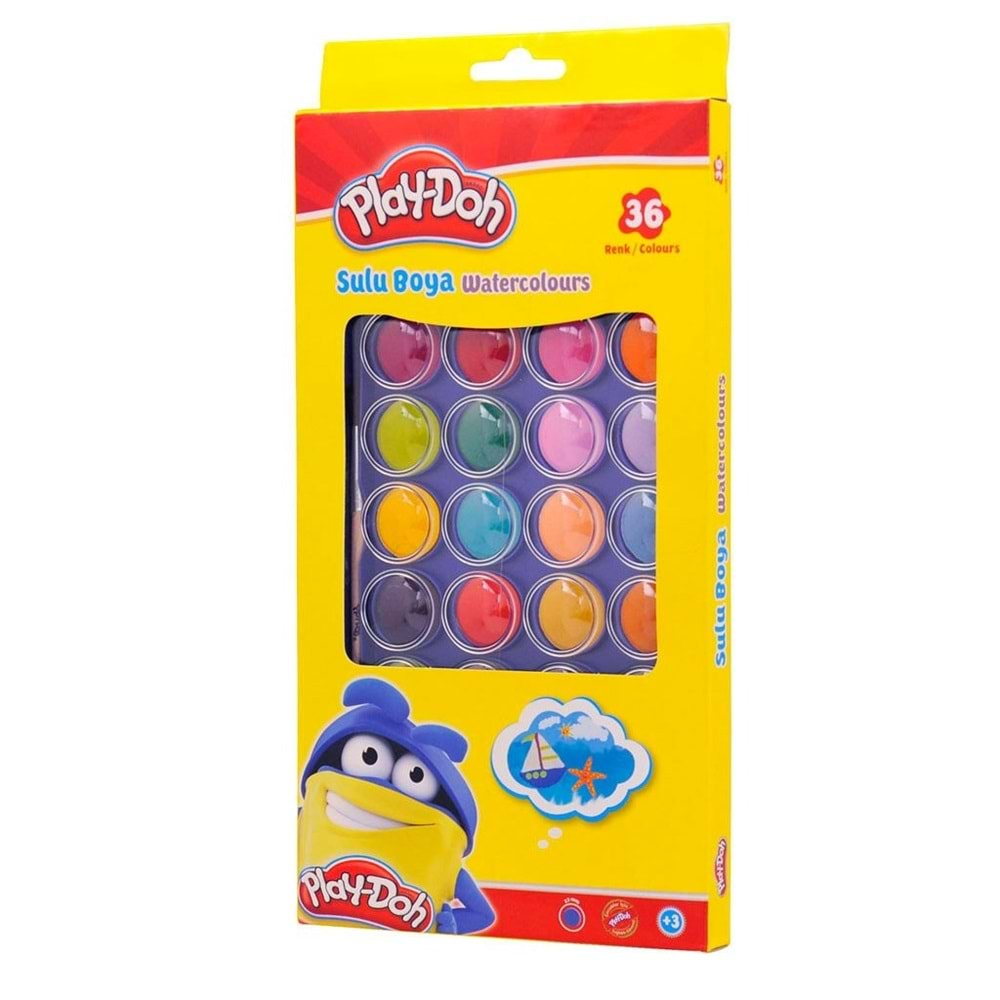 Play-Doh Sulu Boya 36 Renk 23 Mm.