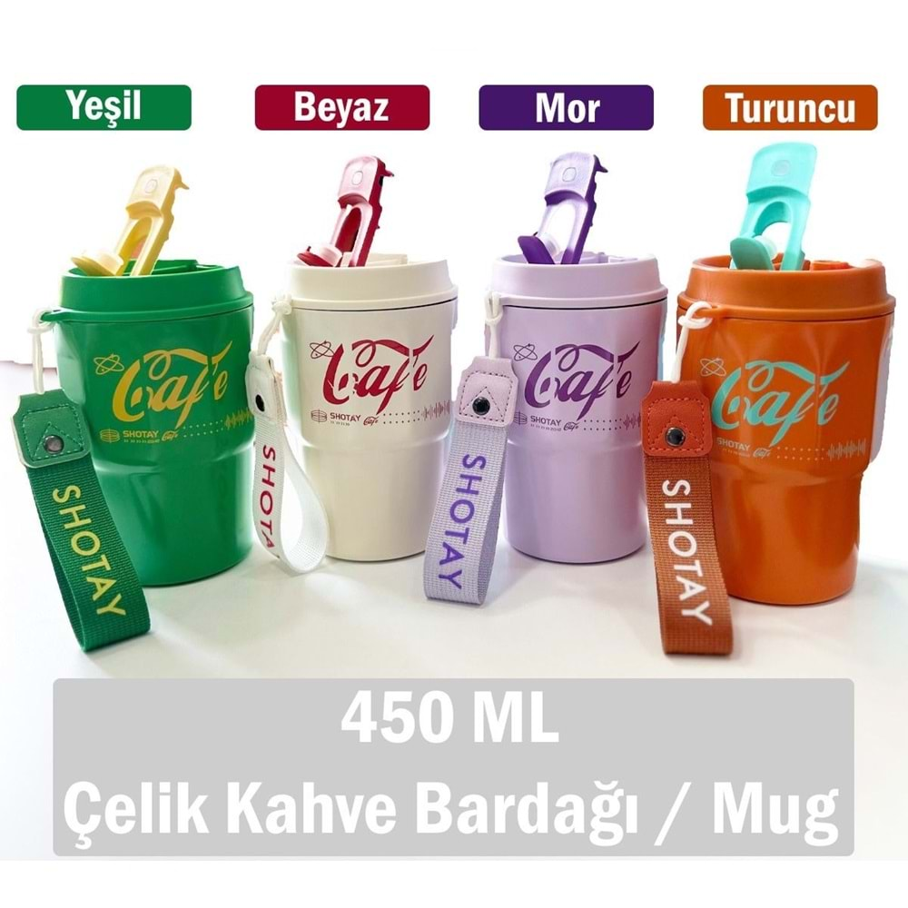 Shotay Donat Çelik Mug 500 Ml.