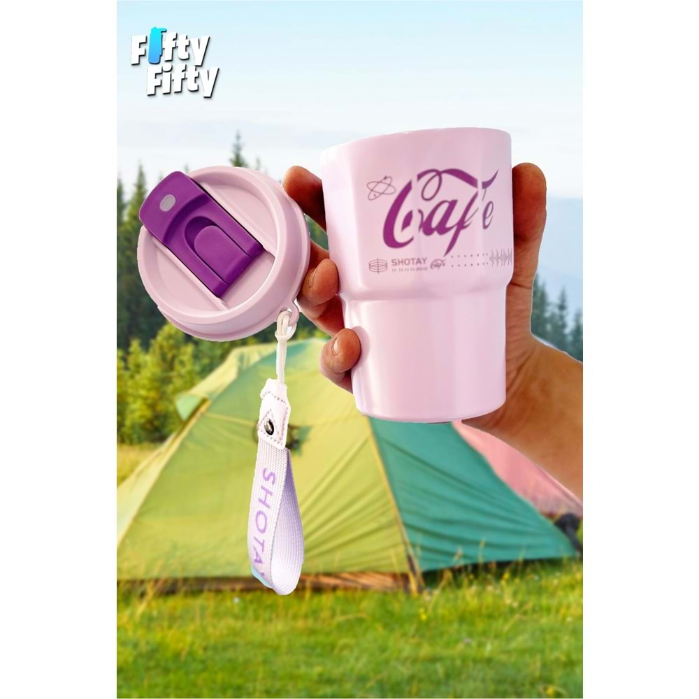 Shotay Askılı Mug Pastel Renk 450 Ml.