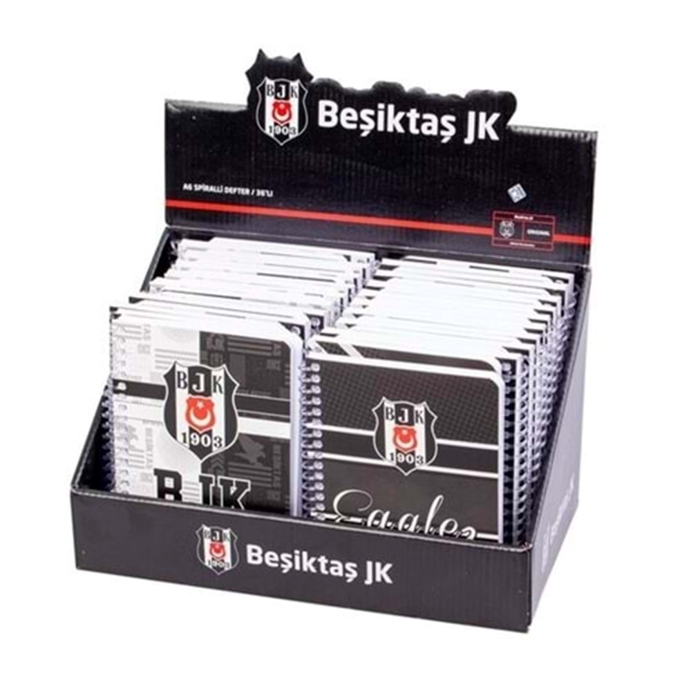 Beşiktaş Bloknot Spr.Krt. A6 72 Yaprak