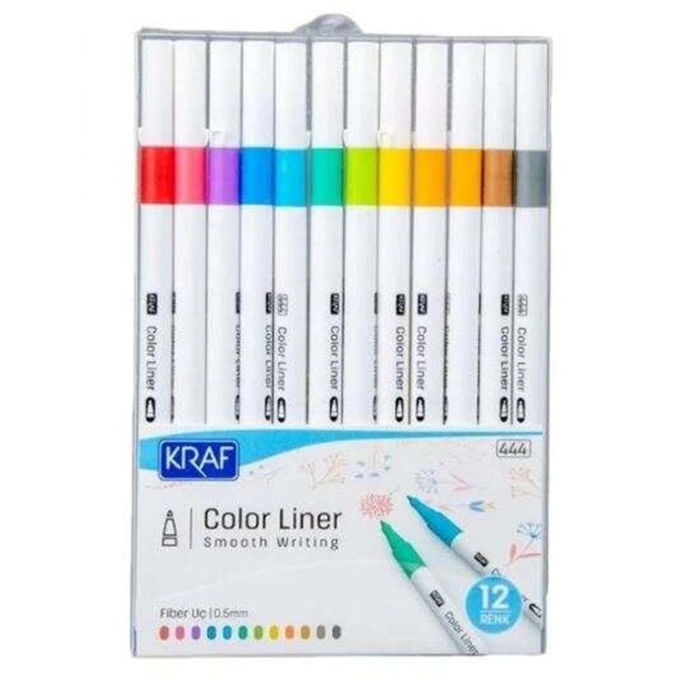 Kraf Color Liner Kalem 0.5 Mm. 444 12 Li