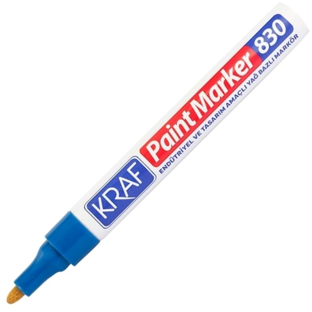 Kraf Paint Markör 830 Mavi