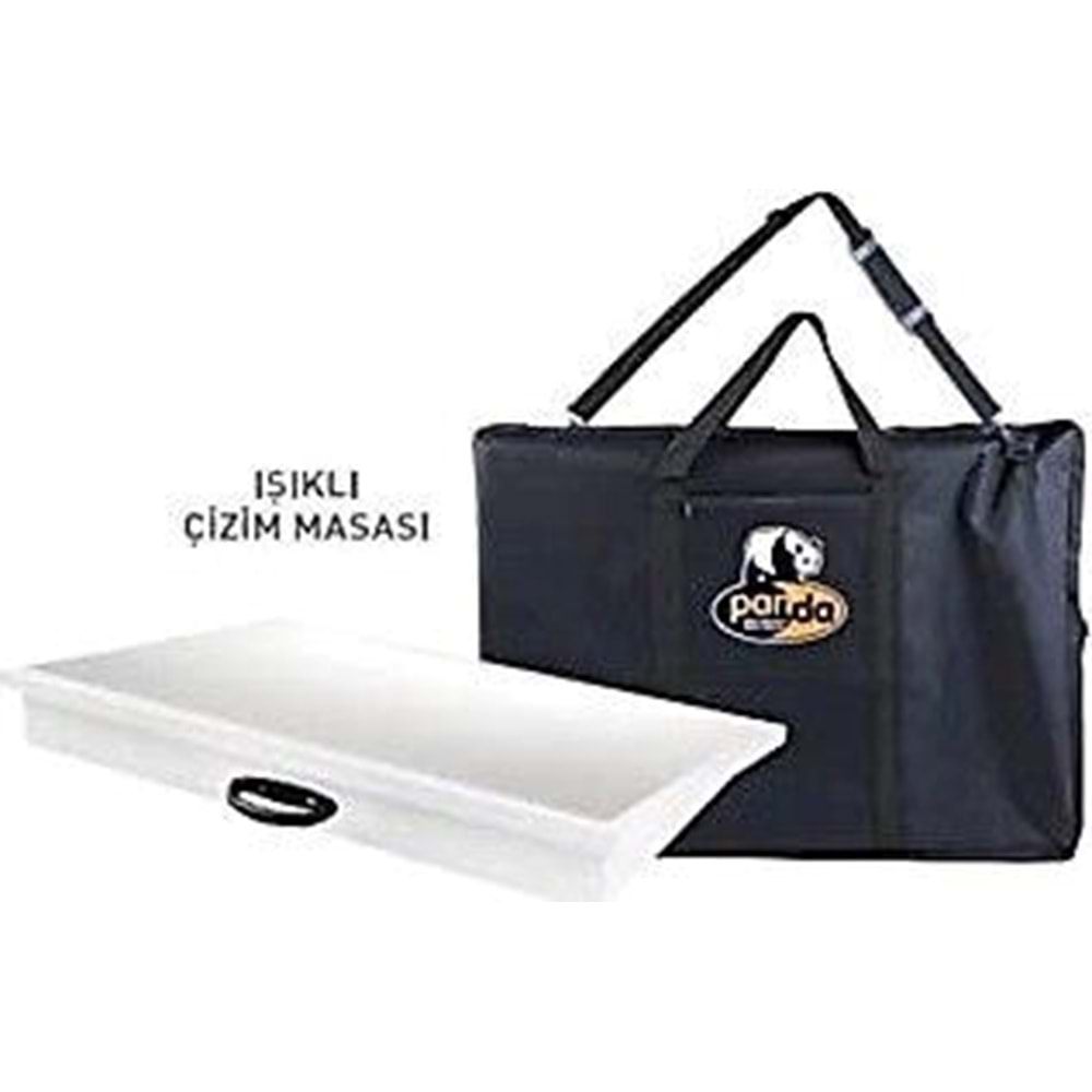 Panda Çizim Masası Masaüstü Led İşıklı Çantalı Profesyonel 35X50 Pan 909