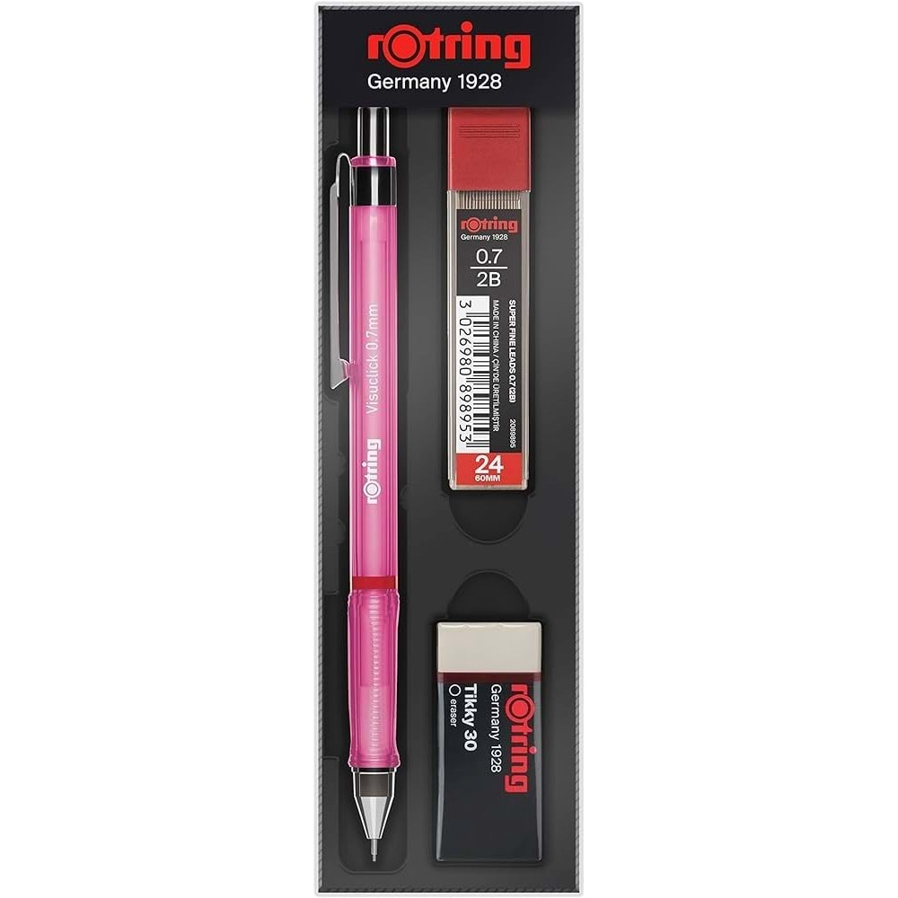 Rotring Versatil Visuclick 0.7 Mm Okul Seti Opak Pembe