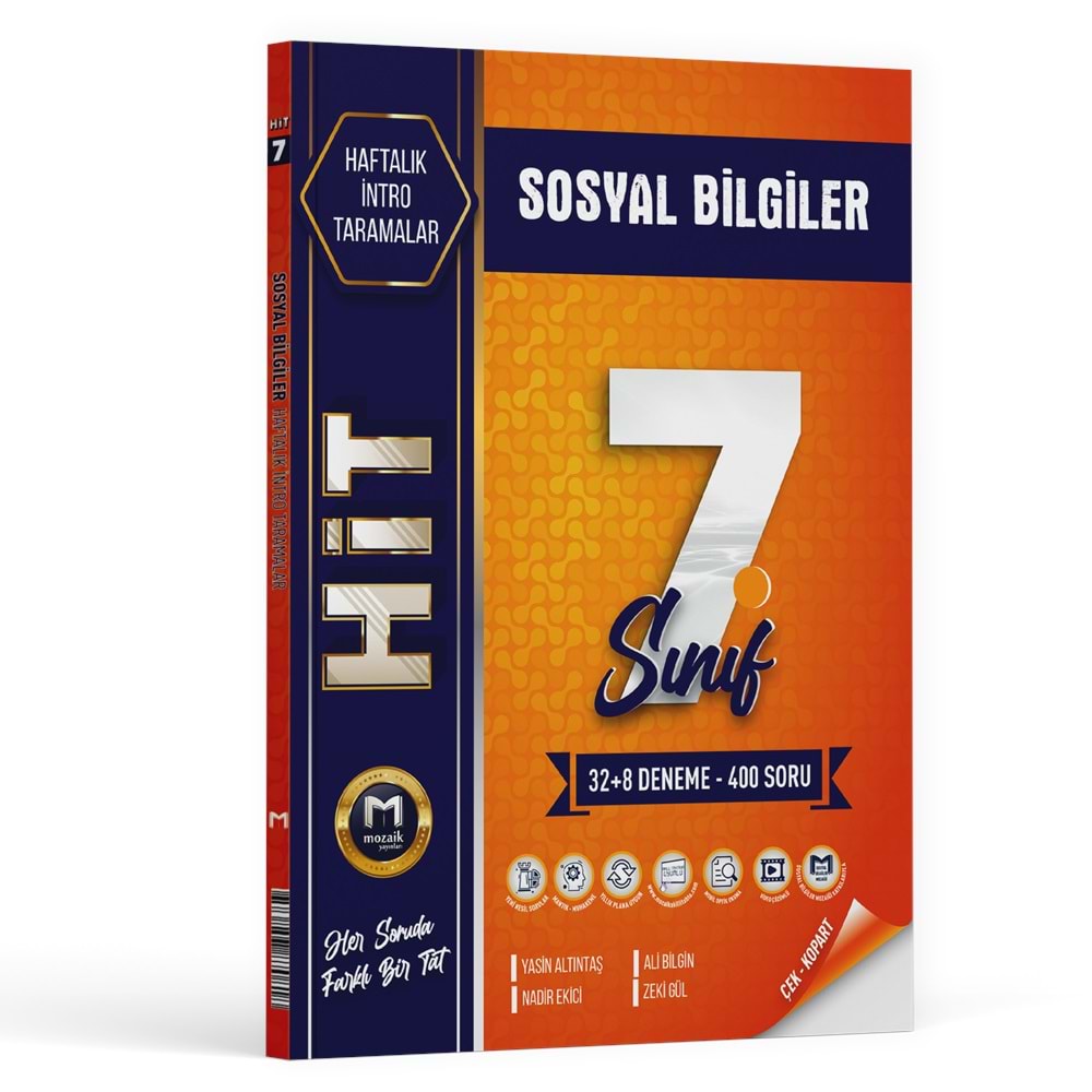 7.Sınıf Mozaik Hit 40 Lı Deneme Sosyal - 2025-26