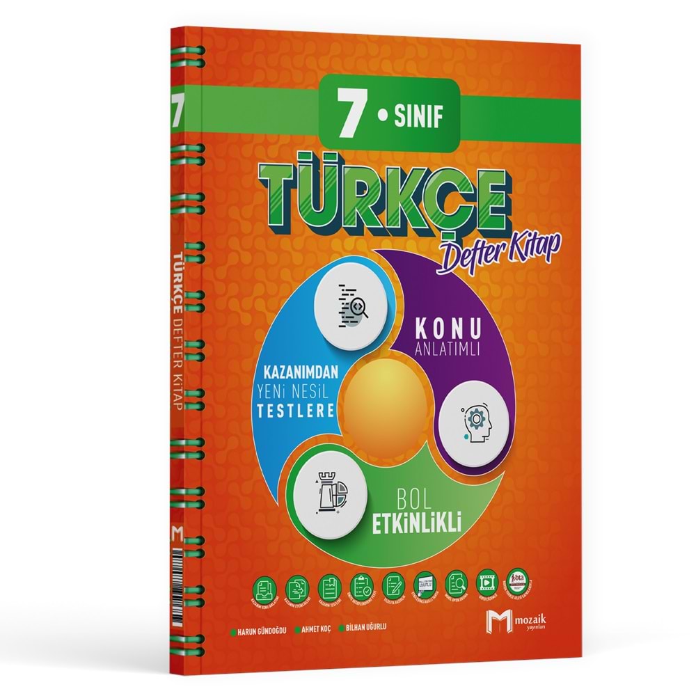 7.Sınıf Mozaik Defter Türkçe - 2025-26