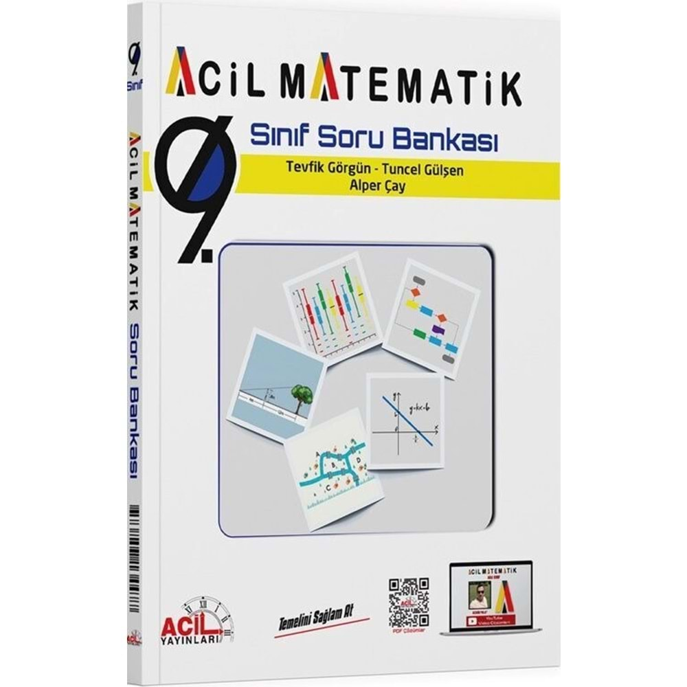 Acil Yayınları 9. Sınıf Acil Matematik Soru Bankası