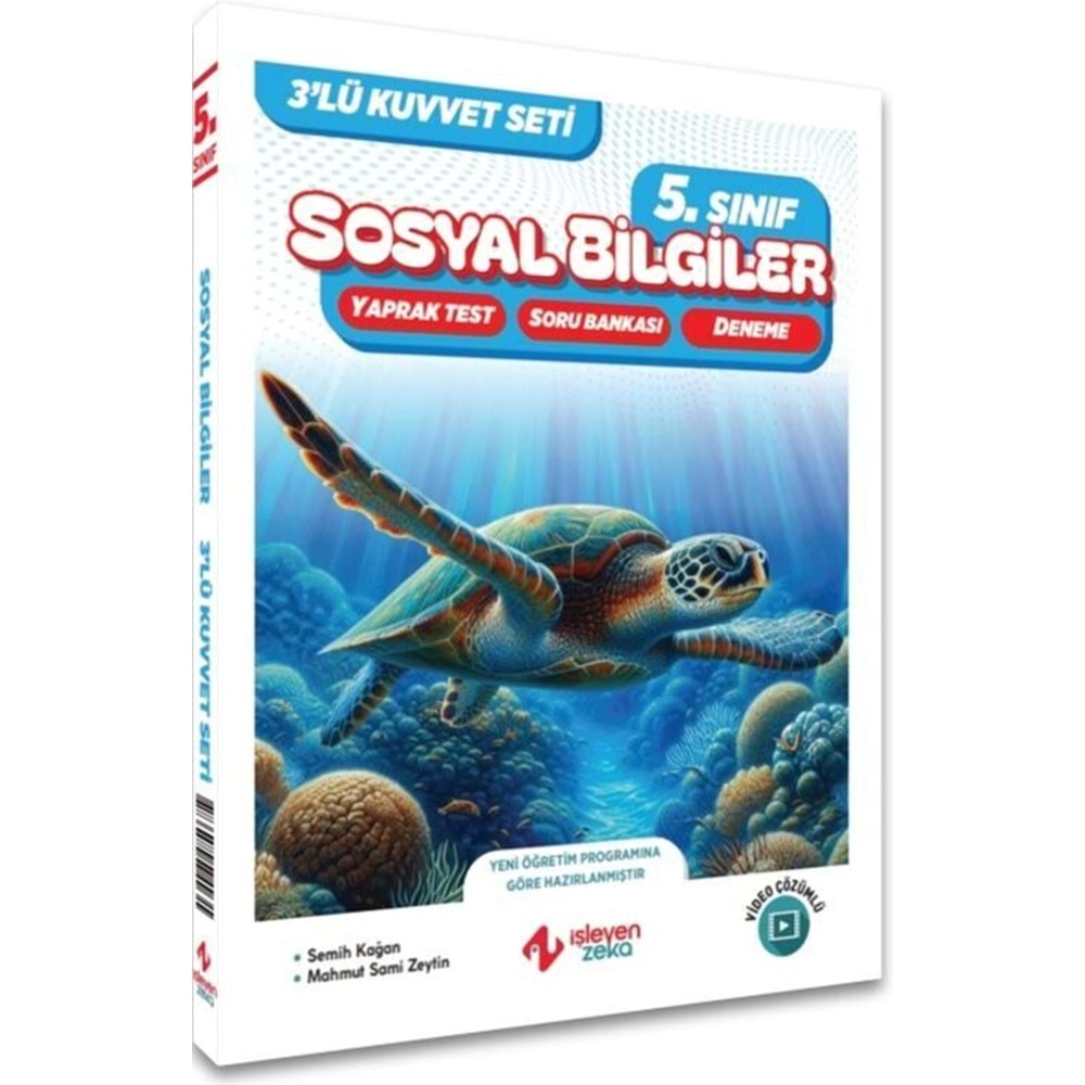 İşleyen Zeka 5. Sınıf Sosyal Bilgiler 3 lü Kuvvet Serisi Seti