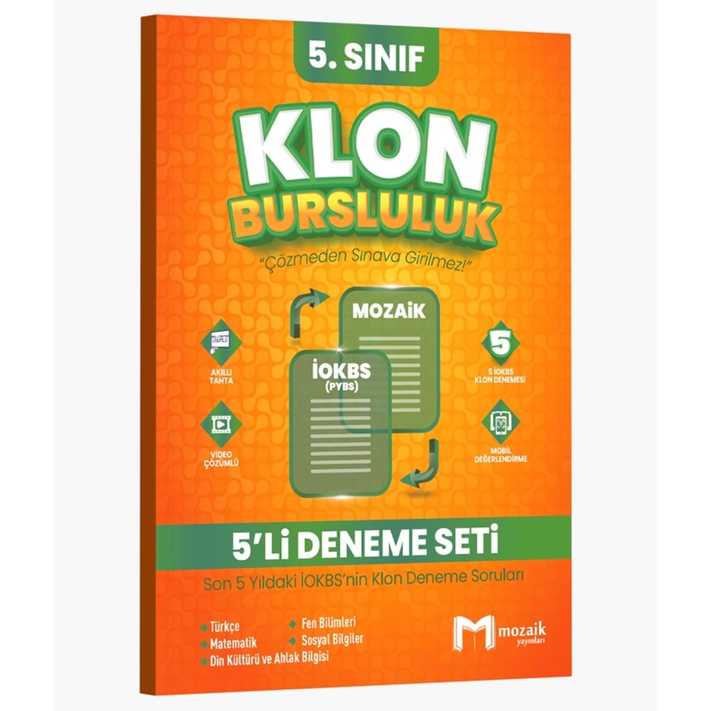 5.Sınıf Mozaik Klon 5 Lİ Deneme