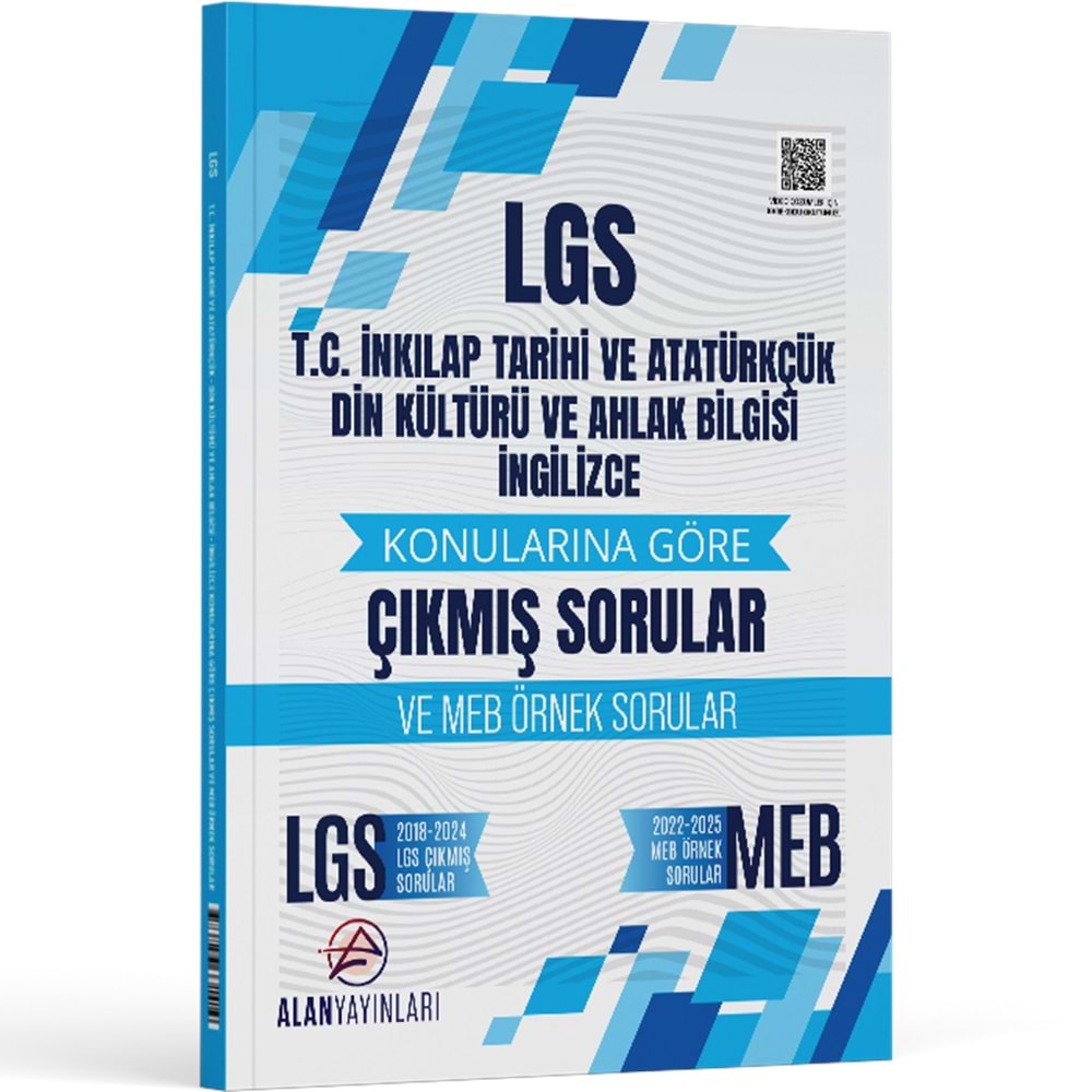 Alan Lgs Çıkmış Sorular Din Kültürü-İnkılap Tarihi-İngilizce