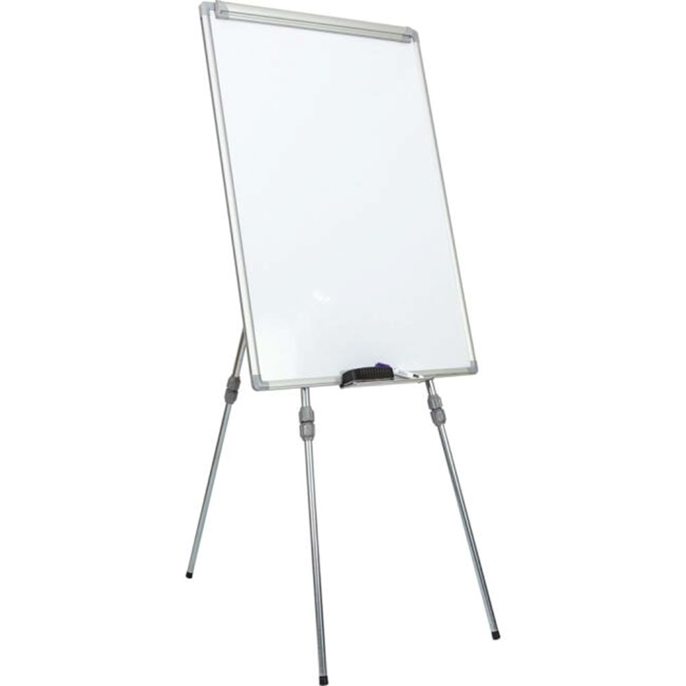 İnterpano Yazı Tahtası Beyaz Teleskopik Ayaklı Manyetik 50x70 cm INT-619-1