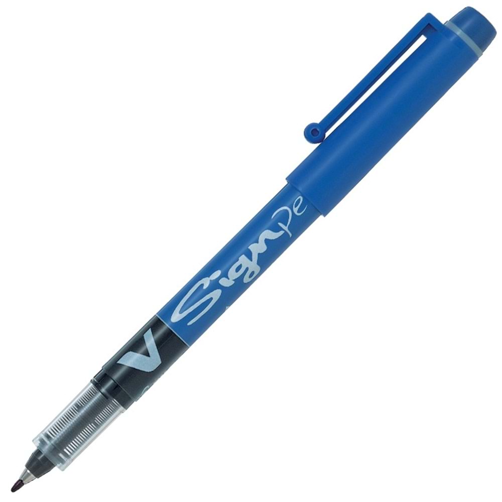Pilot Q Sw-Vsp-L Signpen Keçeli Kalem Kalem Mavi