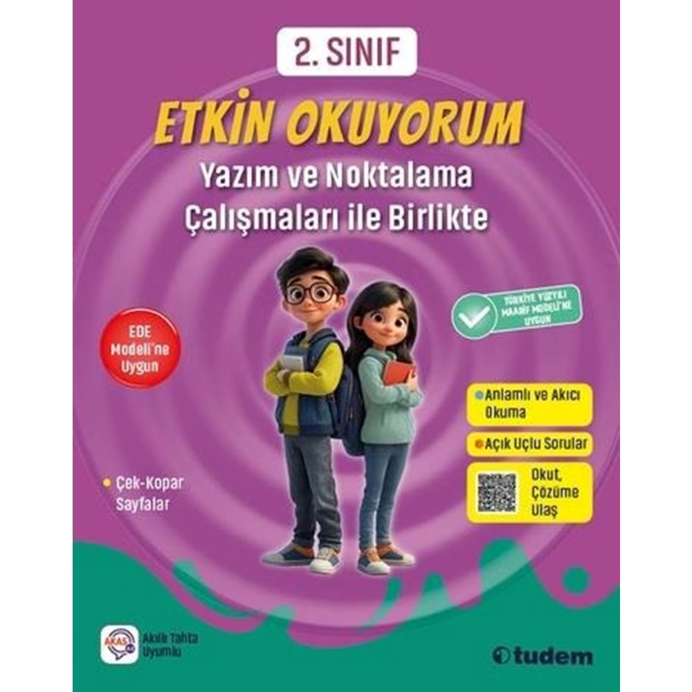 Yeni 2.Sınıf Etkin Okuyorum Yazım Ve Nokta Çalış.
