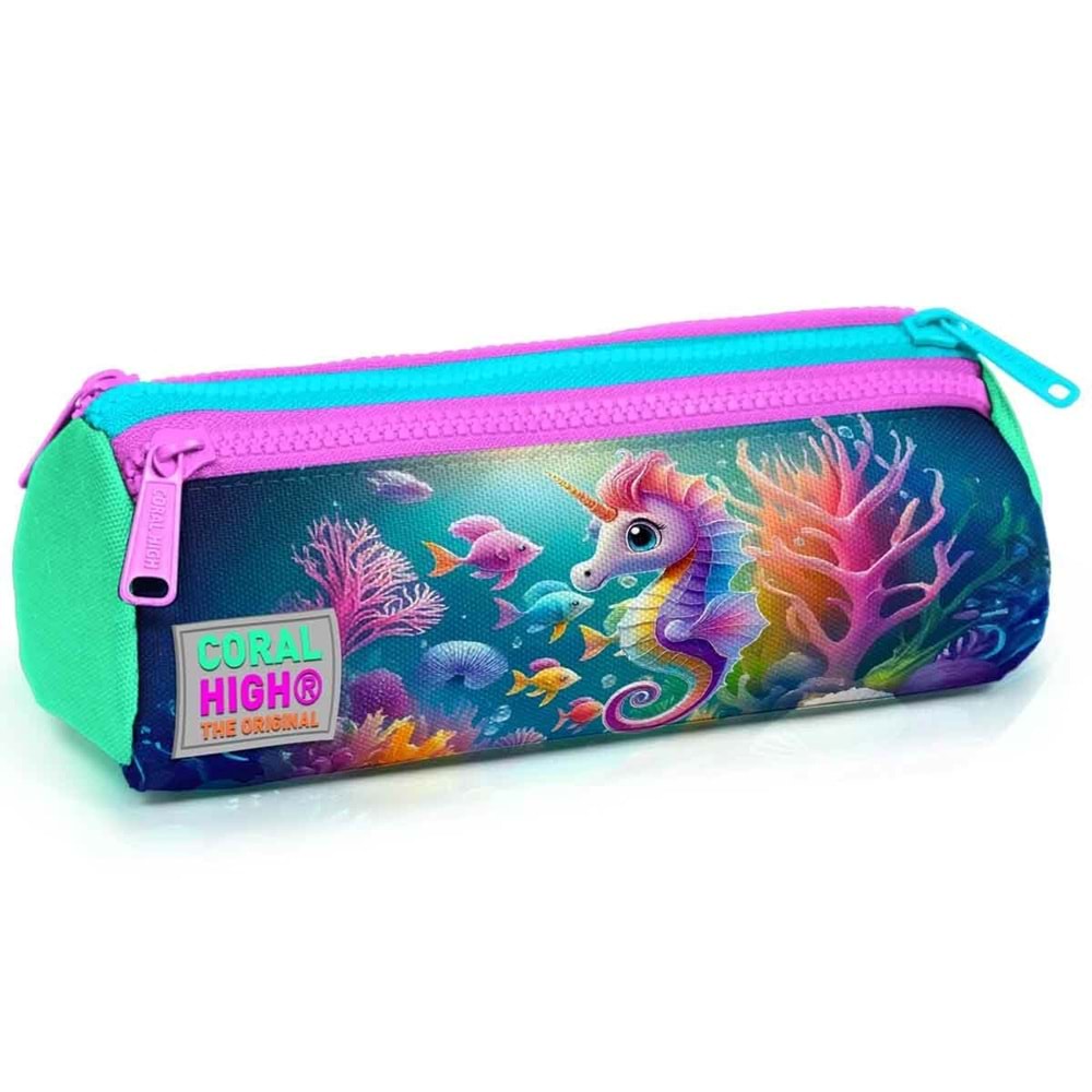 22088 Coral Hıgh Kalem Çanta (Üç Bölmeli)