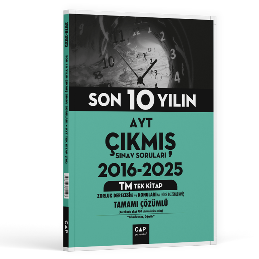 Çap Yks Ayt Msü Çıkmış Sorular Tüm TM 2016-2025