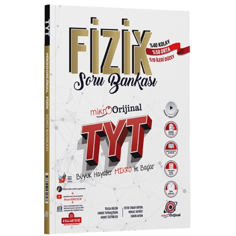 Mikro Orjinal Tyt Fizik Soru Bankası