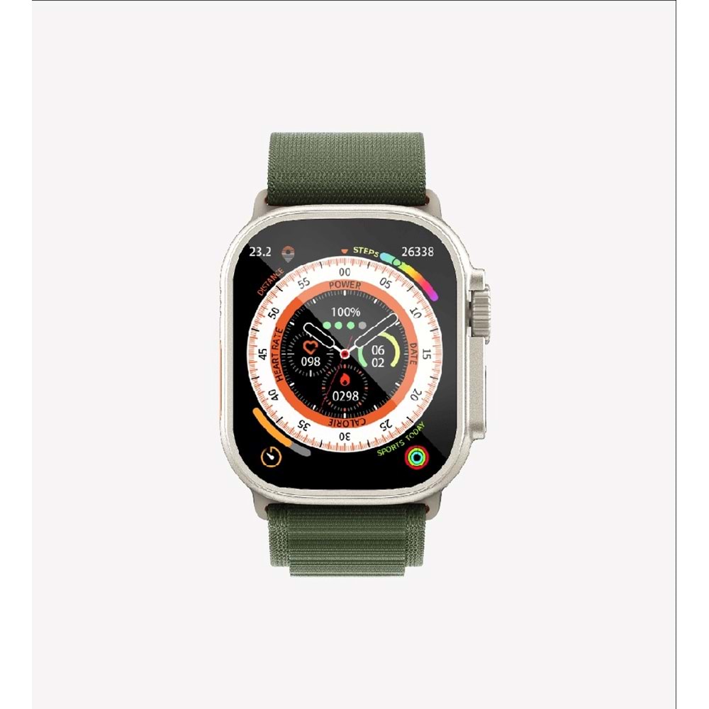 S90 Premium LT Watch Yeşil Akıllı Saat