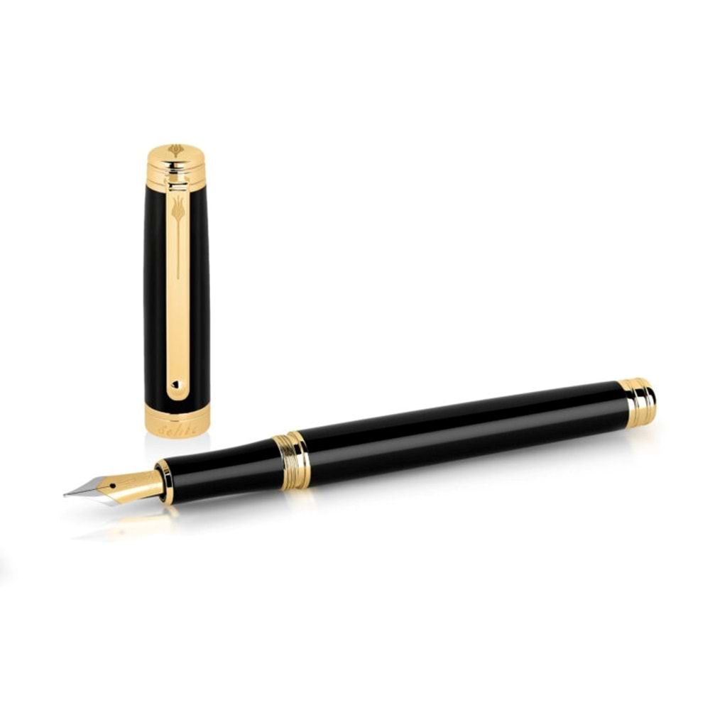 Slk-1104 Selika Dolma Kalem Siyah Gold