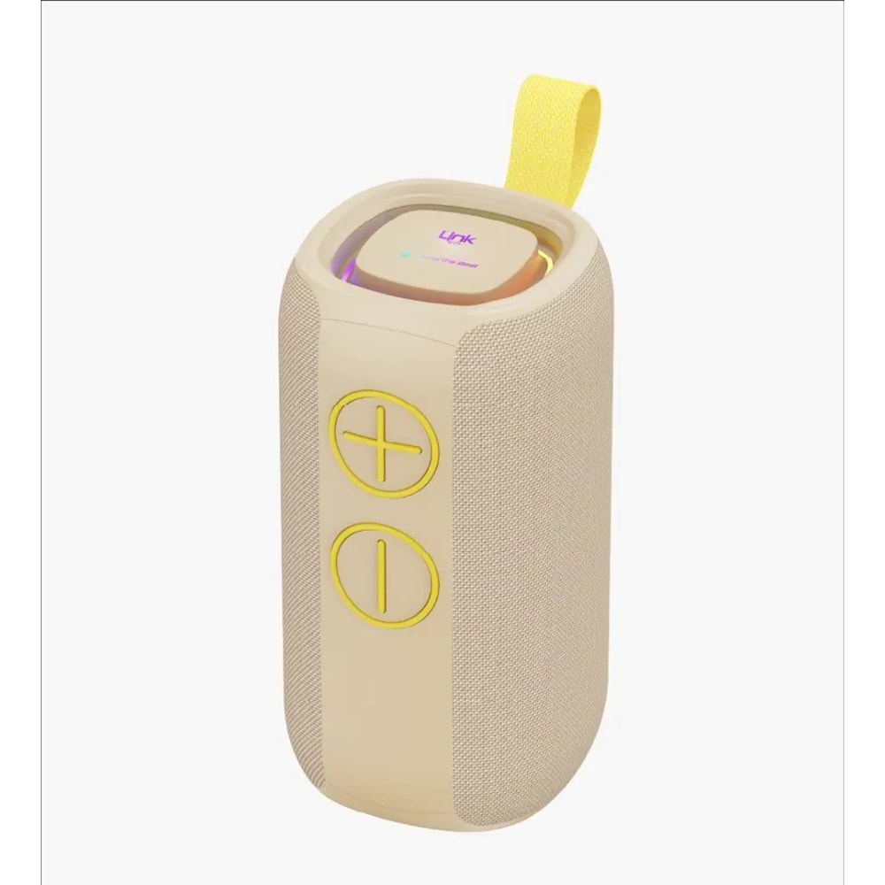 Q222 RGB Illuminated TWS Bluetooth Speaker Gold