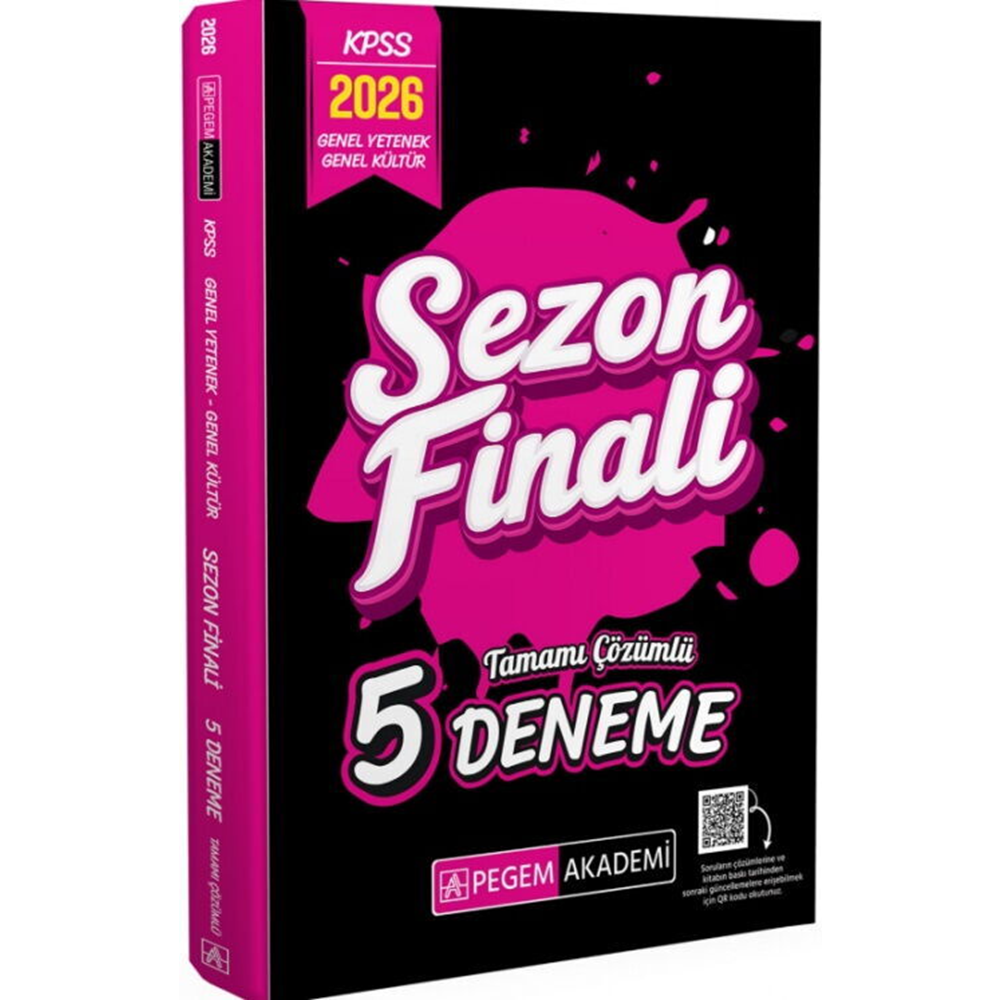 2026 Kpss Genel Yet. Gen.Kül.Sezon Finali 5 Deneme Çözümlü