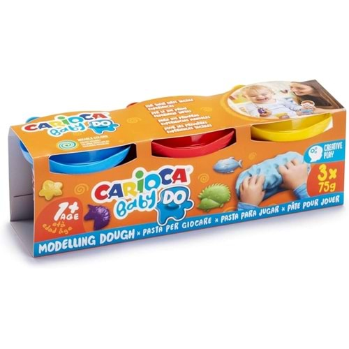 Carioca Bebe Oyun Hamuru 3 Renk X 75 Gram1 Yaş 43179