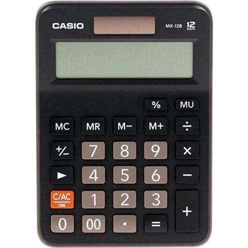 Casıo Hesap Makinesi Masaüstü Mx-12B-Bk 12 Hane