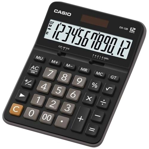 Casıo Hesap Makinesi Masaüstü Dx-12B-Bk 12 Hane