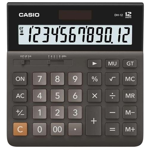 Casıo Hesap Makinesi Masaüstü Dh-12-Bk-W-Dp 12 Hane