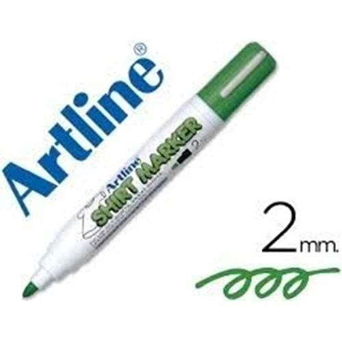 Artline Shirt Marker Tişört Markörü Uç : 2.0 Mm Yeşil