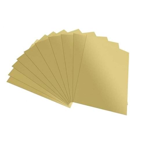Lino Aynalı (Metalik) Karton Sari 10'Lu (50X70 Cm.)