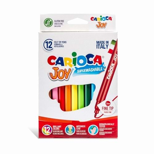 40614 Carioca Joy Süper Yıkanabilir Keçeli Kalem 12 Li