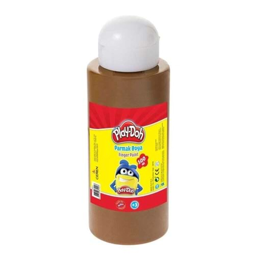 Play-Doh Parmak Boyası (Tüp) 500 Ml. Kahverengi