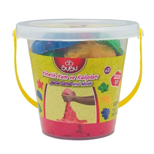 Bu-Bu Oyun Hamuru Kova 500 Gr. Kırmızı