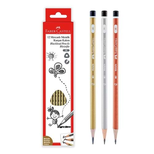 Faber Castell Mtl. Mercanlı Kurşun Kalem 2B Üçgen