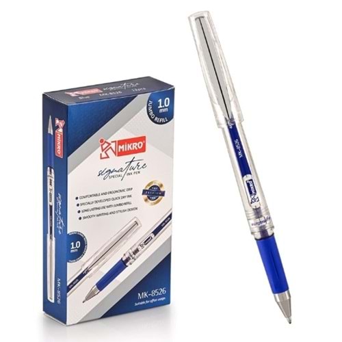 Mikro Mk-8526 İmza Kalemi Mavi