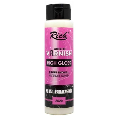 500-2520 Rich High Gloss Su Bazli Parlak Vernik 500 Cc