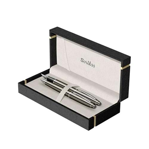 Sckrikss 35 Dolmakalem - Tükenmezkalem İkili Set Titanyum