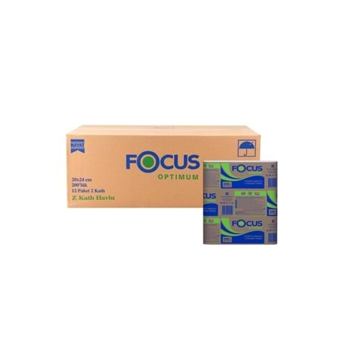 Focus Optimum Z Havlu Peçete 12 Li 200 Lük