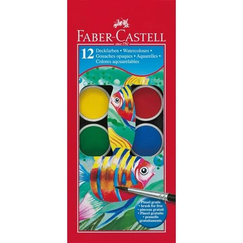 Faber-Castell 12 Renk Sulu Boya Küçük Boy