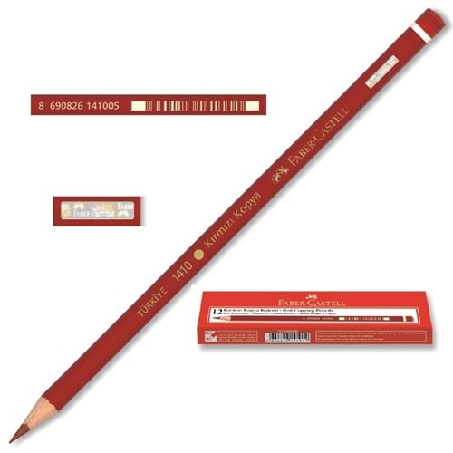 Faber Castell Kopya Kalemi Kırmızı