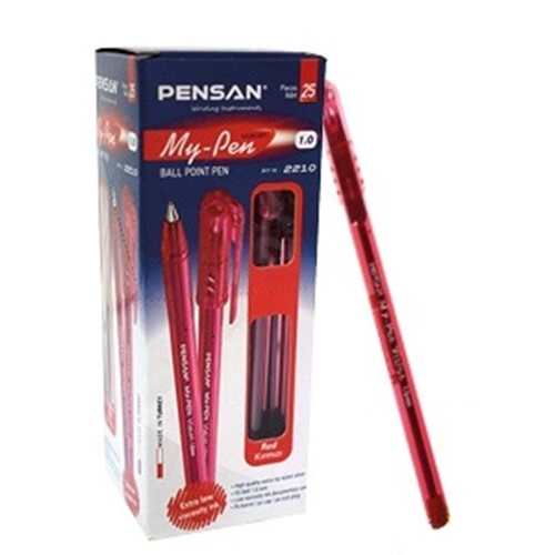 Pensan My-Pen Tükenmez Kalem Kirmizi 1 Mm