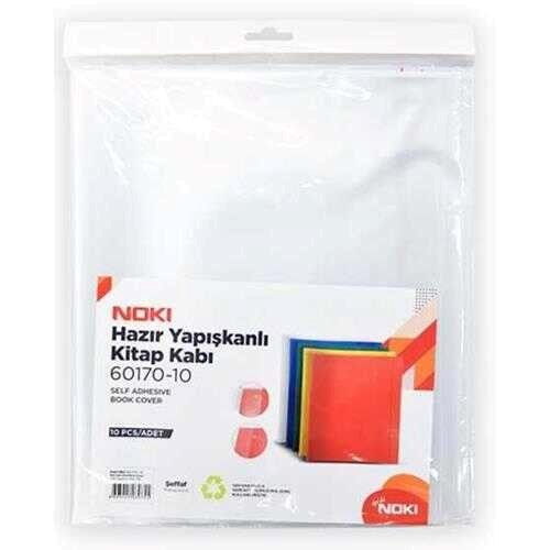 Noki Hazır Yapışkanlı Kitap Kabı 10 Lu 60170-10 Şeffaf