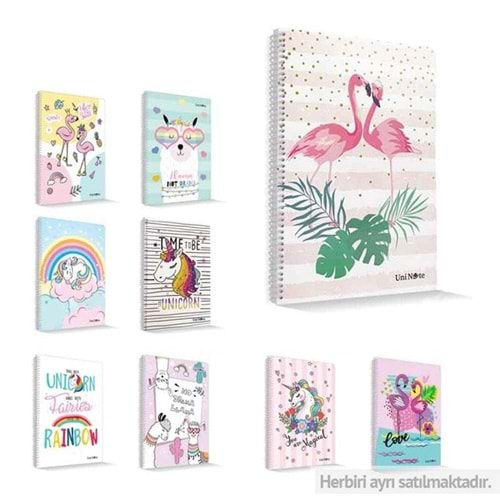 Çınar Dream Spiralli Pp Kapak A4 72 Yaprak Çizgili Defter