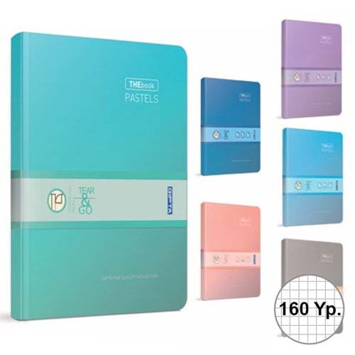 Gipta Thebook Pastels İp.Dkş.Srt Kp.Df.17X24-160 Yp.Kare