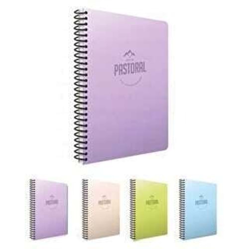 Gipta Defter Pastoral A4 Spiralli Pp Kapak 60 Yp. Kareli 3234