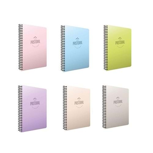 Gipta Defter Pastoral A4 Spiralli Pp Kapak 96Yp. Kareli 3245
