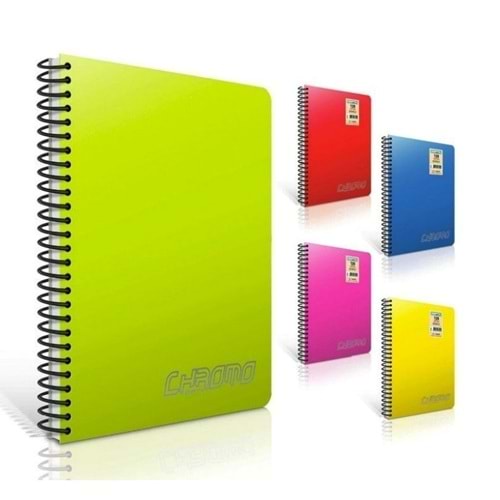 Gipta Defter Chromo A4 Spiralli Pp Kapak 100 Yp. Kareli 1492 1960