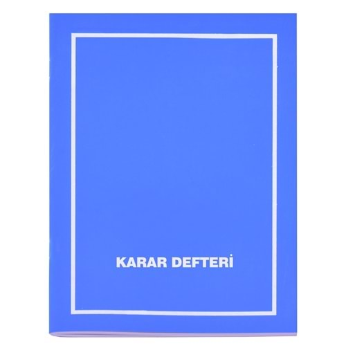 Gülpaş Karar Defteri Plastik Kapak