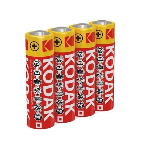 Kodak Kaahz S4 Çinko Karbon Shrink 4 Lü Kalem Pil